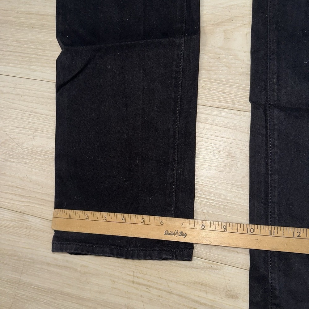 AG Adriano Goldschmied Pants Mens 34x33 Black The Everett Slim Straight Stretch - Picture 8 of 9